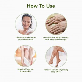 The Moms Co. Natural Green Tea Body Scrub  - 100gm