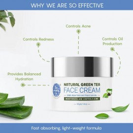 The Moms Co. Natural Green Tea Face Cream - 50gm The Moms Co. Natural Green Tea Face Cream - 50gm