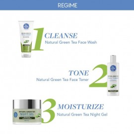 The Moms Co. Natural Green Tea Night Gel - 50gm