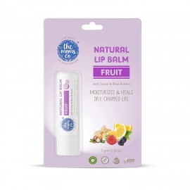 The Moms Co. Natural Fruit Lip Balm - 5gm The Moms Co. Natural Fruit Lip Balm - 5gm