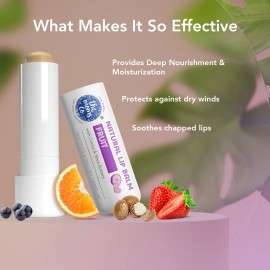 The Moms Co. Natural Fruit Lip Balm - 5gm The Moms Co. Natural Fruit Lip Balm - 5gm