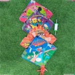 Kids Kite Set with Lattai and Thread