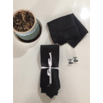 Men's Tie, Cufflink And Pocket Square  Men's Tie, Cufflink And Pocket Square