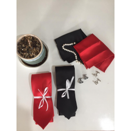 Men's Tie, Cufflink And Pocket Square  Men's Tie, Cufflink And Pocket Square