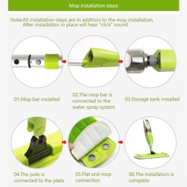 Spray Mop, Floor Microfiber Mop Magic Mop for Hardwood/ Tile/ Laminate/ Wood/ Carpet and All Floors Spray Mop, Floor Microfiber Mop Magic Mop for Hardwood/ Tile/ Laminate/ Wood/ Carpet and All Floors
