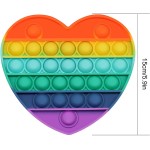 Pop It Fidget Toy, Push Pop Bubble Fidget Sensory Toy (A to Z Letter Printed) -1Pcs