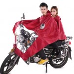 Waterproof Two Person Heavy Bike Cover | Rain Poncho | Double Panchu 