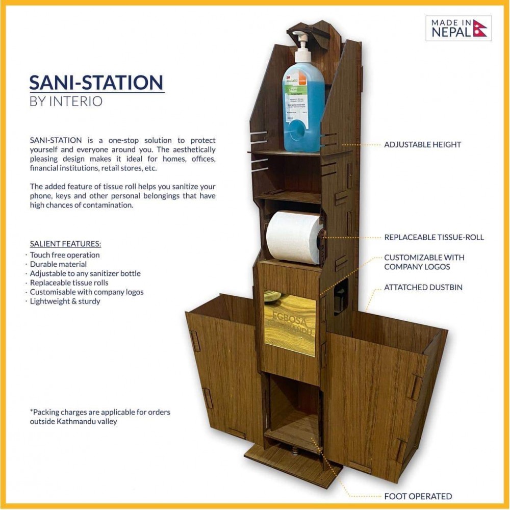 Sanitizer Station | Sani Station With Foot Press And Sanitizer Dispenser Sanitizer Station | Sani Station With Foot Press And Sanitizer Dispenser