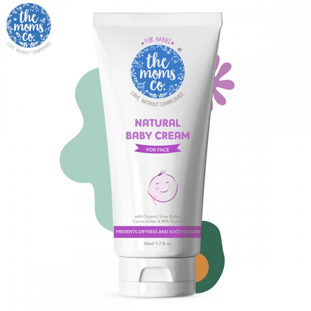 The Moms Co. Baby Face Cream - 50 Ml | Deeply Nourishes and Prevents Dry Skin