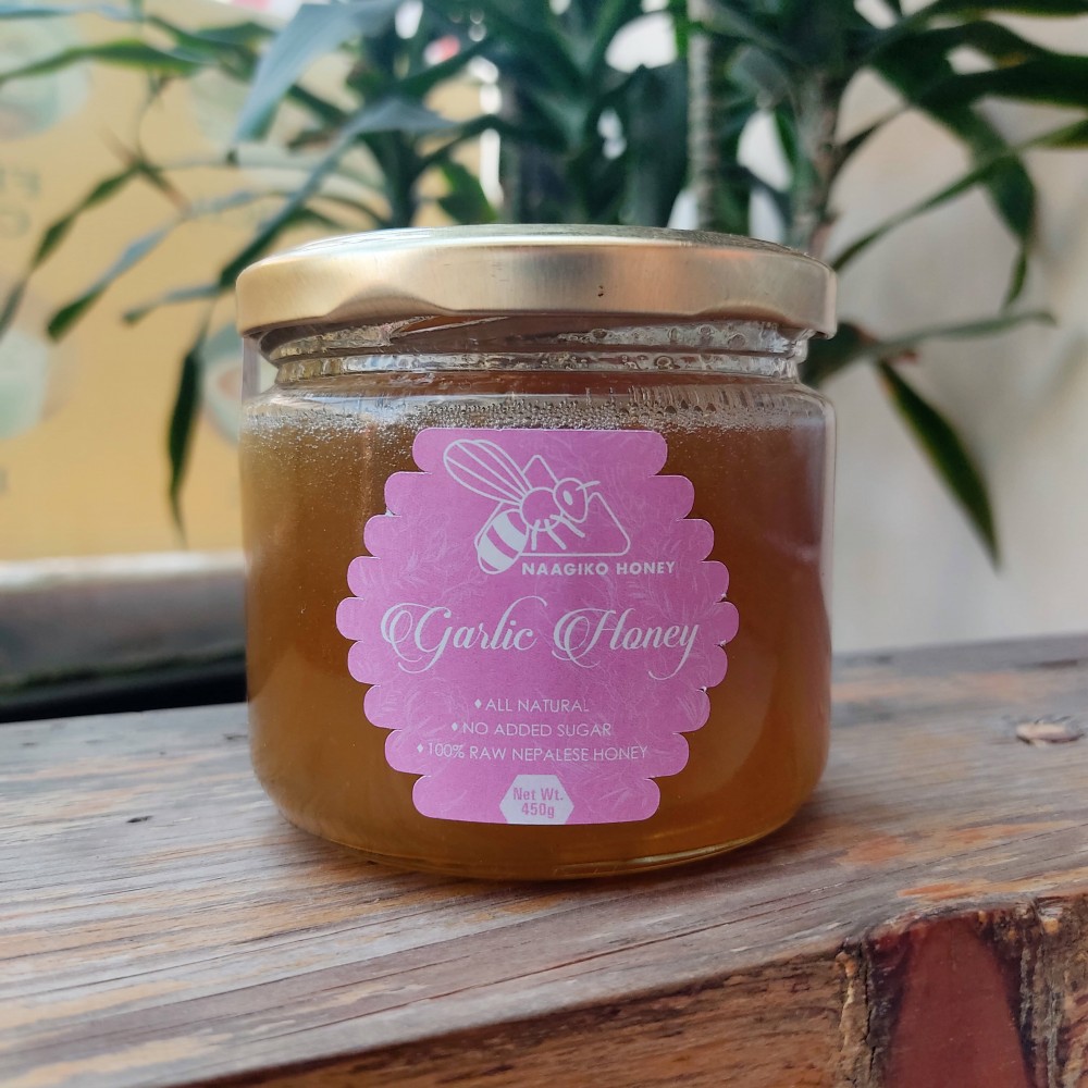 Garlic Infused Honey| 200 Gram Garlic Infused Honey| 200 Gram