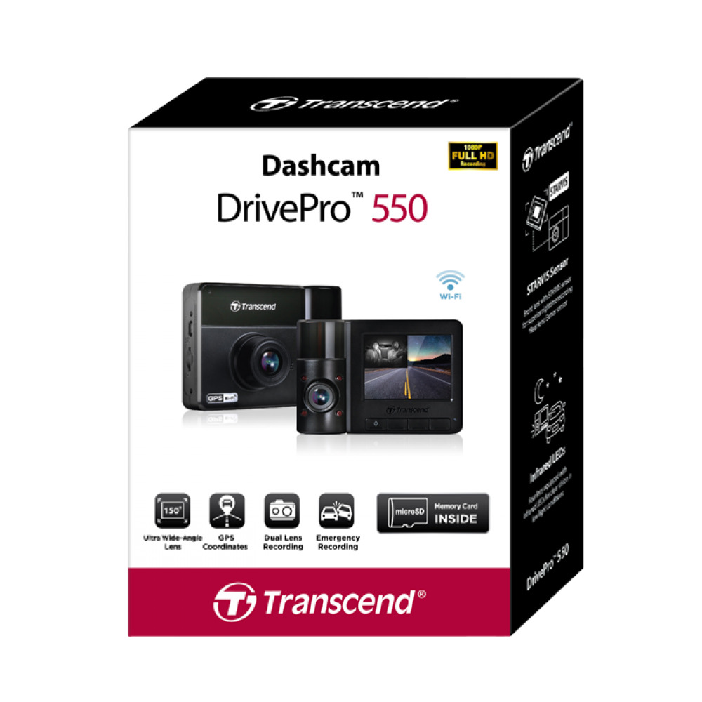 Dashcam - Car Video Recorder - DrivePro 550A - 1080p Dashcam - Car Video Recorder - DrivePro 550A - 1080p