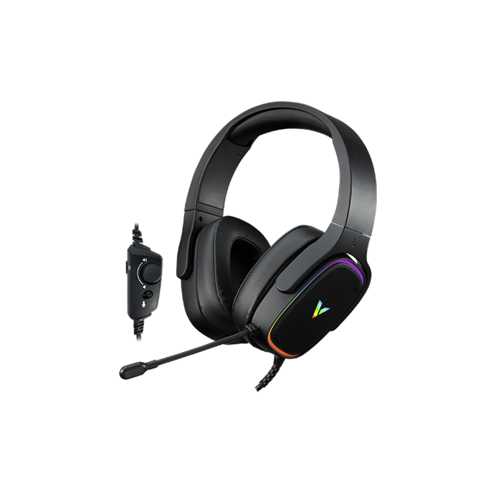VH700 - Black - Virtual 7.1 Channels Gaming Headset - RGB VH700 - Black - Virtual 7.1 Channels Gaming Headset - RGB