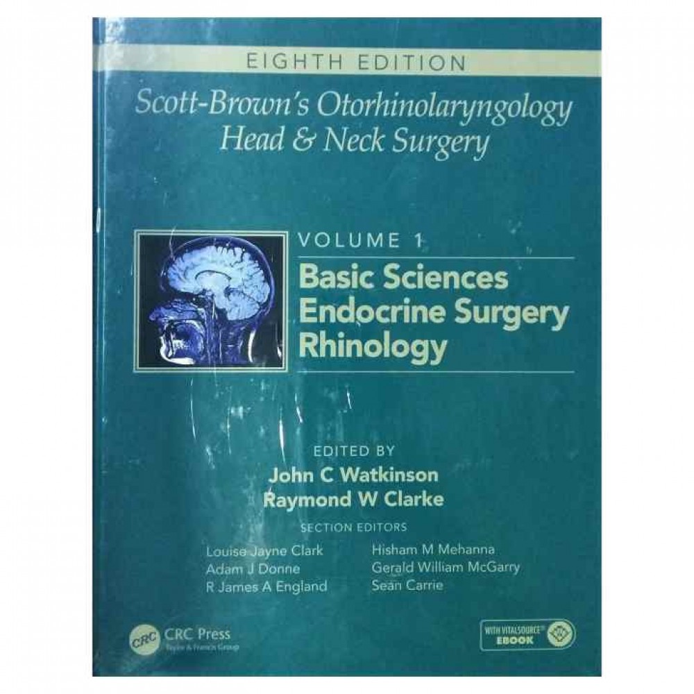 Scott-Brown's Otorhinolaryngology and Head and Neck Surgery | 3 Volume set  Scott-Brown's Otorhinolaryngology and Head and Neck Surgery | 3 Volume set