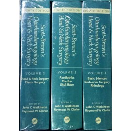 Scott-Brown's Otorhinolaryngology and Head and Neck Surgery | 3 Volume set  Scott-Brown's Otorhinolaryngology and Head and Neck Surgery | 3 Volume set