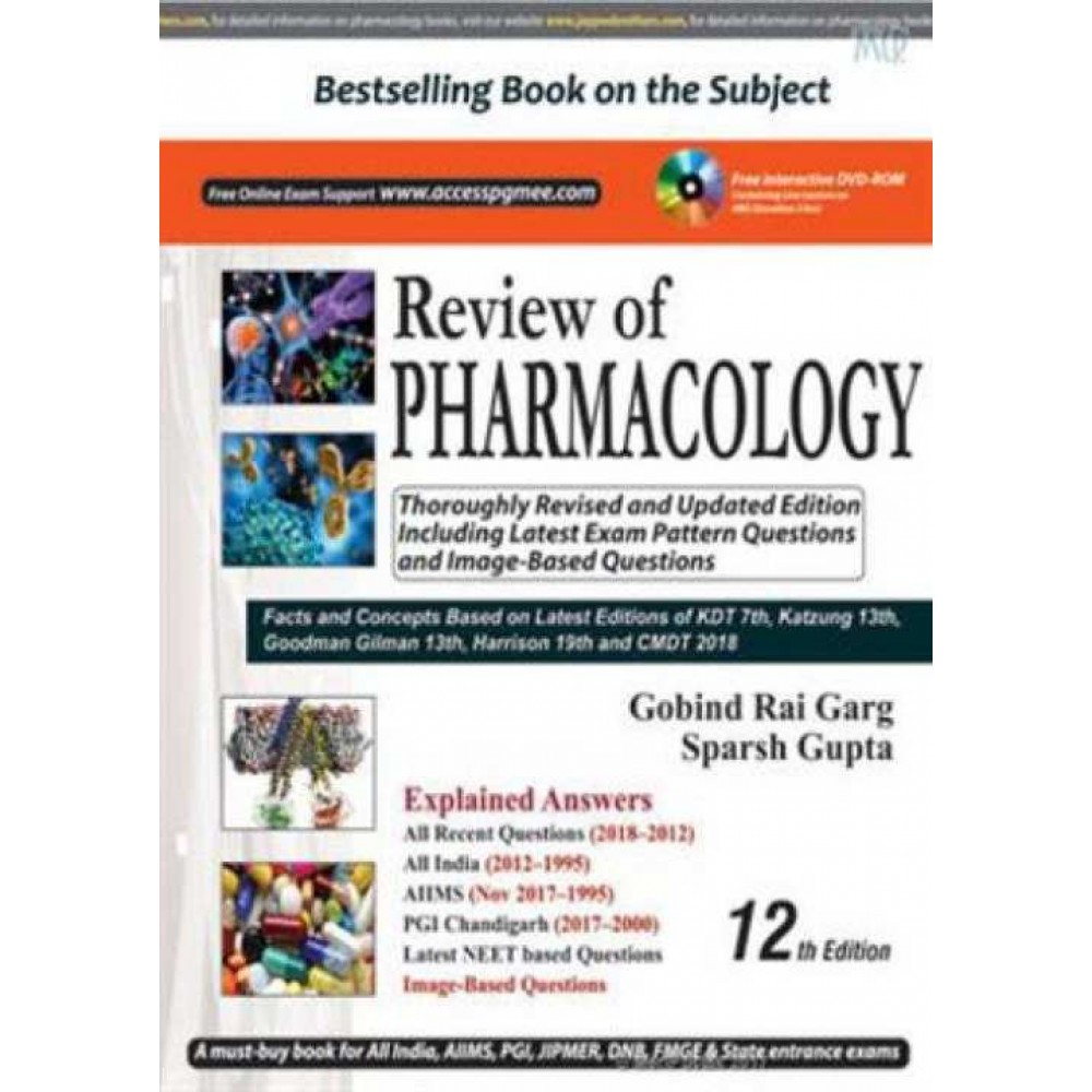 Review Of Pharmacology With DVD ROM by Garg Gobind Rai Review Of Pharmacology With DVD ROM by Garg Gobind Rai