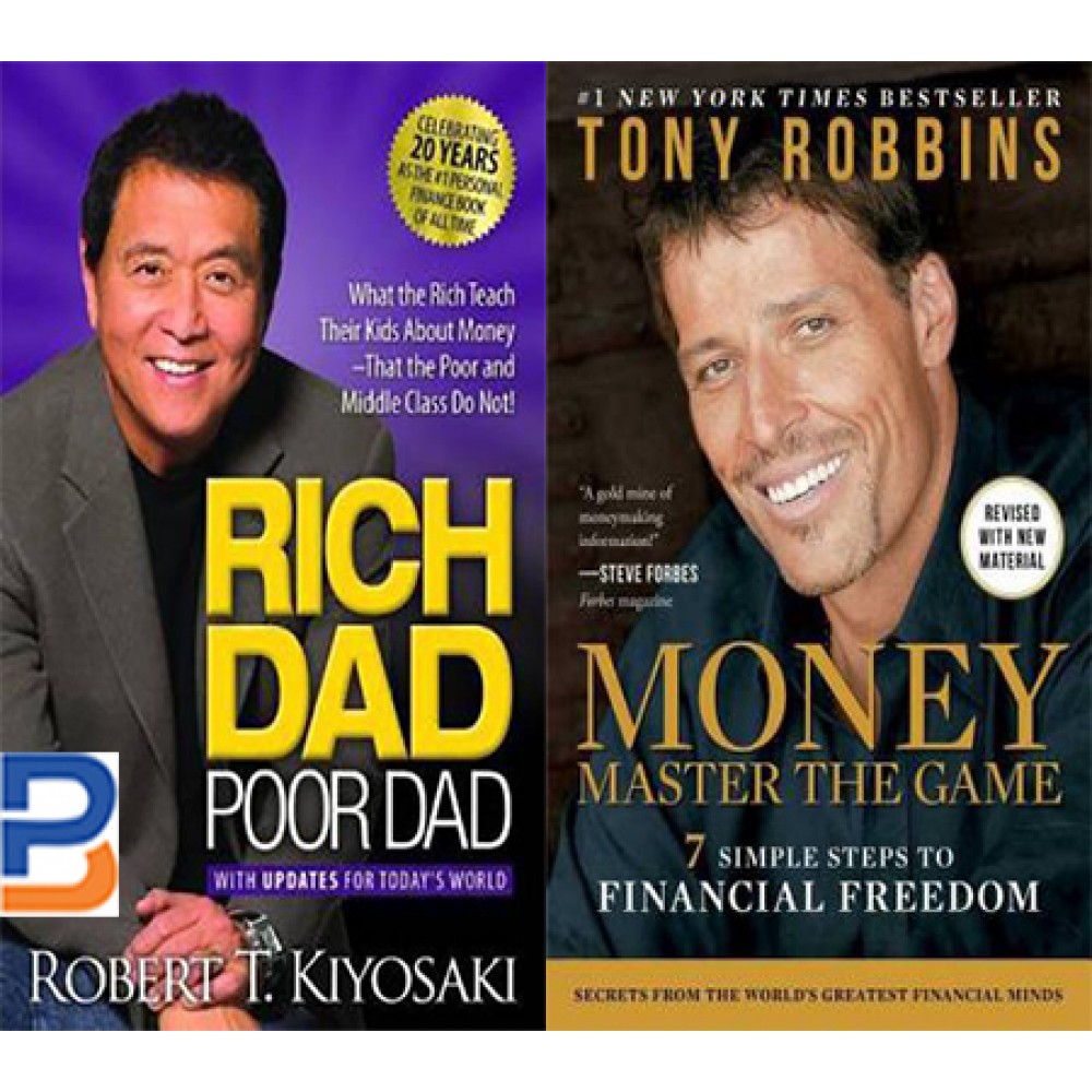 Combo Set of Rich Dad Poor Dad and Money Master the Game