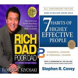 Combo Set of Rich Dad Poor Dad and The 7 Habits Of Highly Effective People