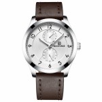 NaviForce NF3004 Date Function Luxury Chronograph Watch–Silver/Brown NaviForce NF3004 Date Function Luxury Chronograph Watch–Silver/Brown