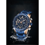 NAVIFORCE NF8017 Men’s Business Multifunction Stainless Steel Luxury Chronograph Watch NAVIFORCE NF8017 Men’s Business Multifunction Stainless Steel Luxury Chronograph Watch
