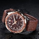 Naviforce NF9056 Men Leather Band Quartz Watch Naviforce NF9056 Men Leather Band Quartz Watch