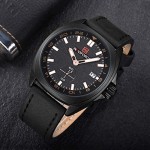 NaviForce NF9104 Date Function Chono Watch – Black NaviForce NF9104 Date Function Chono Watch – Black