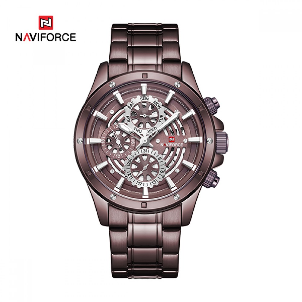 NAVIFORCE NF9149 Day Date Function Luxury Chronograph Steel Watch NAVIFORCE NF9149 Day Date Function Luxury Chronograph Steel Watch