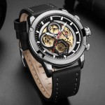 NAVIFORCE NF9167 Luxury Analog Quartz Men Leather Strap Belt Waterproof Watches Calendar Male Clock NAVIFORCE NF9167 Luxury Analog Quartz Men Leather Strap Belt Waterproof Watches Calendar Male Clock
