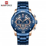 Naviforce NF9175 Stainless Steel Chronograph Watch For Men - Silver Naviforce NF9175 Stainless Steel Chronograph Watch For Men - Silver