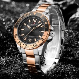 NAVIFORCE NF9192 S/Rg/b Two-tone Stainless Steel Men's Watch
