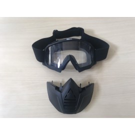 Detachable Helmet Goggles Mask for Motorcycle/Bike  