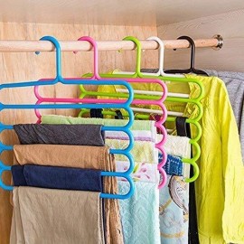 Colorful Hangers | Pack of 4 | 5 Layer 