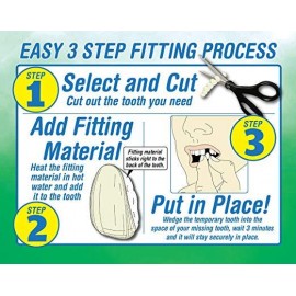 Instant Smile Temporary Tooth Kit | 3 Shades Included