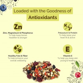 Neuherbs Antioxidant Mix Seeds And Berries | Rich in Protein, Fiber & Vitamin-E, 200 G Neuherbs Antioxidant Mix Seeds And Berries | Rich in Protein, Fiber & Vitamin-E, 200 G