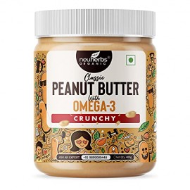 Neuherbs Classic Peanut Butter Crunchy with the Power of Omega-3 - 400G