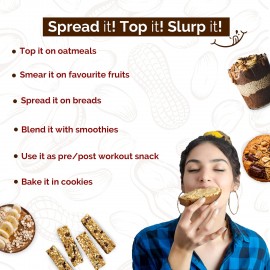 Neuherbs Classic Peanut Butter Crunchy with the Power of Omega-3 - 400G Neuherbs Classic Peanut Butter Crunchy with the Power of Omega-3 - 400G