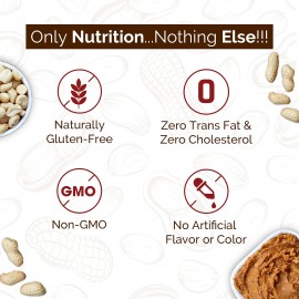 Neuherbs Classic Peanut Butter Crunchy with the Power of Omega-3 - 400G Neuherbs Classic Peanut Butter Crunchy with the Power of Omega-3 - 400G