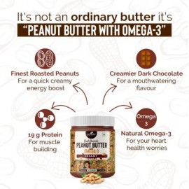 Neuherbs Dark Chocolate Peanut Butter Creamy with the Power of Omega-3 | Chocolate Flavor, 400 g Neuherbs Dark Chocolate Peanut Butter Creamy with the Power of Omega-3 | Chocolate Flavor, 400 g
