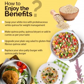 Neuherbs Raw Unroasted White Quinoa Seeds - 400 G Neuherbs Raw Unroasted White Quinoa Seeds - 400 G