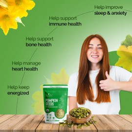 Neuherbs Raw Pumpkin Seeds Protein and Fibre Rich Superfood - 200G Neuherbs Raw Pumpkin Seeds Protein and Fibre Rich Superfood - 200G