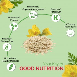 Neuherbs Raw Unroasted Watermelon Seeds 400g | Rich in Protein, Potassium, Magnesium & Iron Neuherbs Raw Unroasted Watermelon Seeds 400g | Rich in Protein, Potassium, Magnesium & Iron