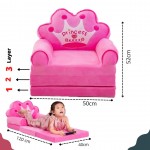 Soft Plush Cushion Baby Sofa Seat or Rocking Chair for Kids - Best birthday Gift for Kids Fabric Sofa (Finish Color - pink, Pre-assembled) Soft Plush Cushion Baby Sofa Seat or Rocking Chair for Kids - Best birthday Gift for Kids Fabric Sofa (Finish Color - pink, Pre-assembled)