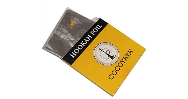COCOYAYA Aluminium Foil Paper for All Hookah (50 pcs)