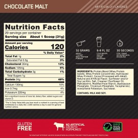 Optimum Nutrition Gold Standard 100% Whey Protein Powder, 2 Pound (Packaging May Vary) Optimum Nutrition Gold Standard 100% Whey Protein Powder, 2 Pound (Packaging May Vary)