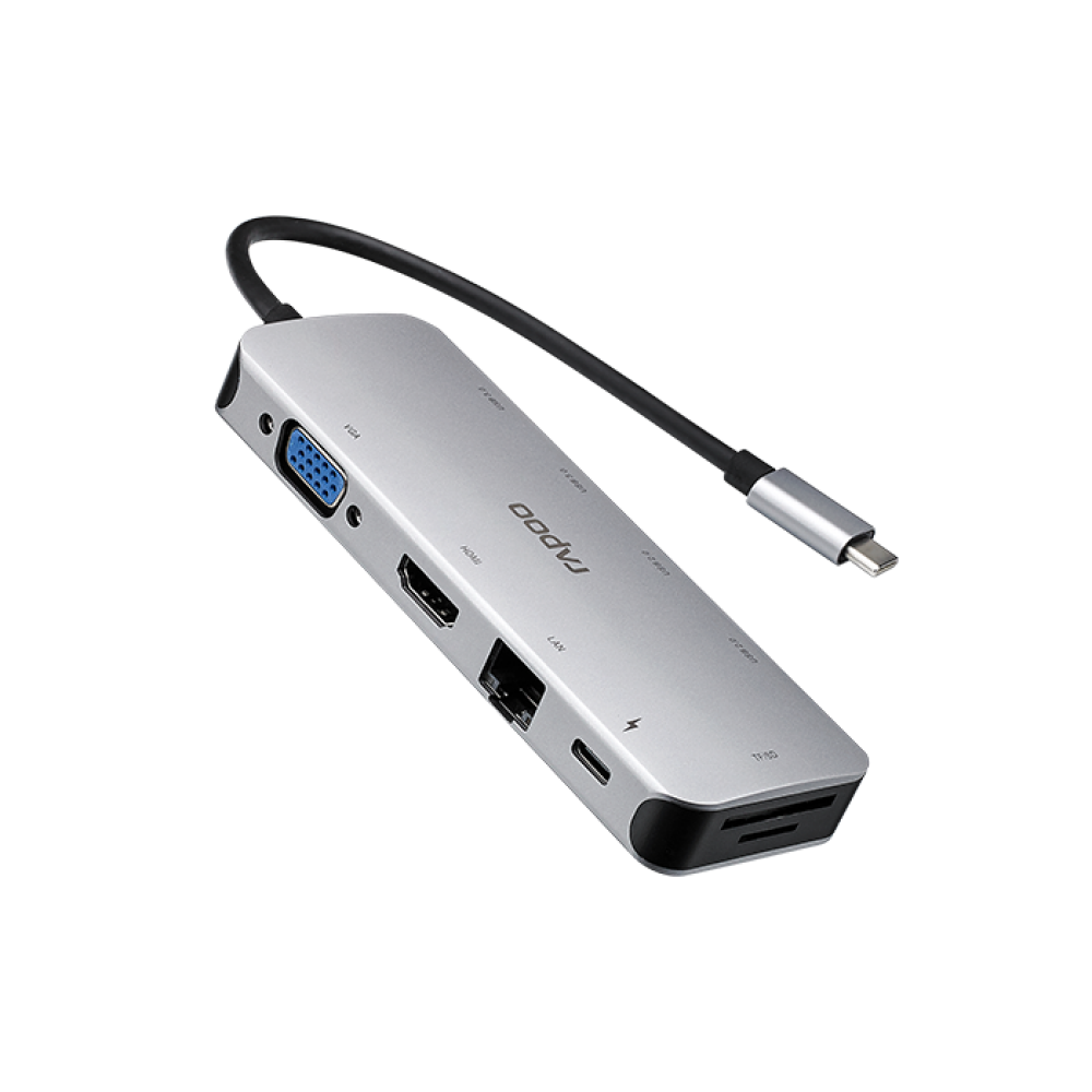 Rapoo XD200C USB-C Multi Function Adapter (10 in1) Rapoo XD200C USB-C Multi Function Adapter (10 in1)
