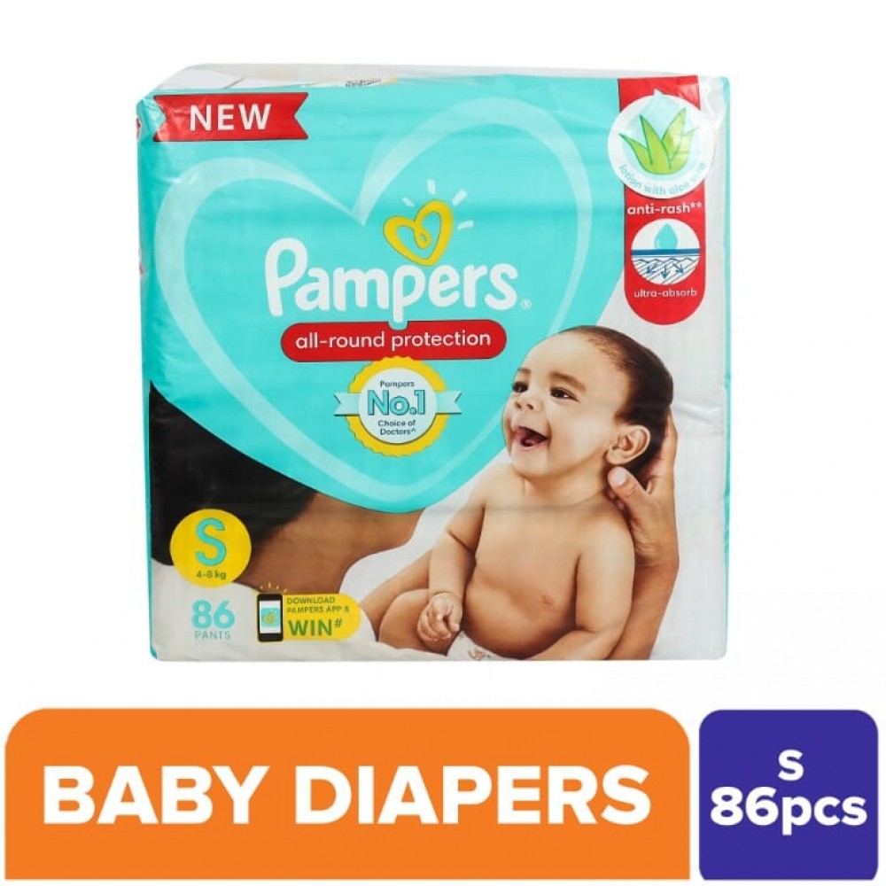 Pampers Pant 86pcs SM (4 - 8 kg)