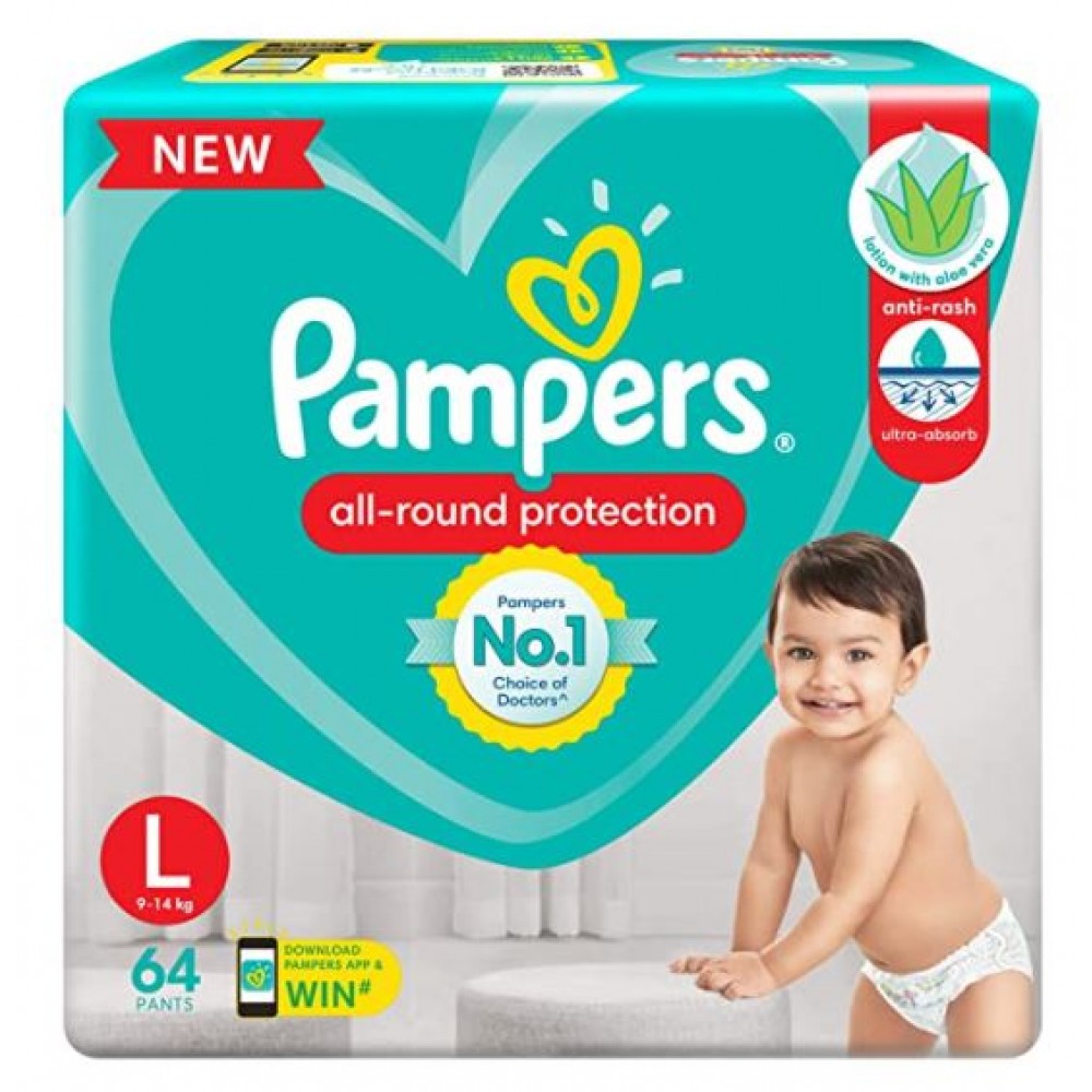 Pampers Pant 64pcs LG (8 -14 kg) Pampers Pant 64pcs LG (8 -14 kg)