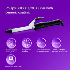 Creamic Coating Philips BHB-862 Hair Curler