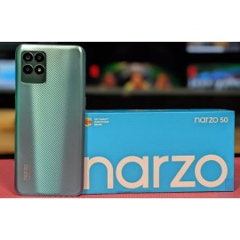 Real Me Narzo 50 (6GB RAM+128GB Storage) Helio G96 Processor | 50MP AI Triple Camera Real Me Narzo 50 (6GB RAM+128GB Storage) Helio G96 Processor | 50MP AI Triple Camera