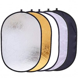 Photography Reflector | 5 in 1 Reflector | 110cmx150cm Photography Reflector | 5 in 1 Reflector | 110cmx150cm
