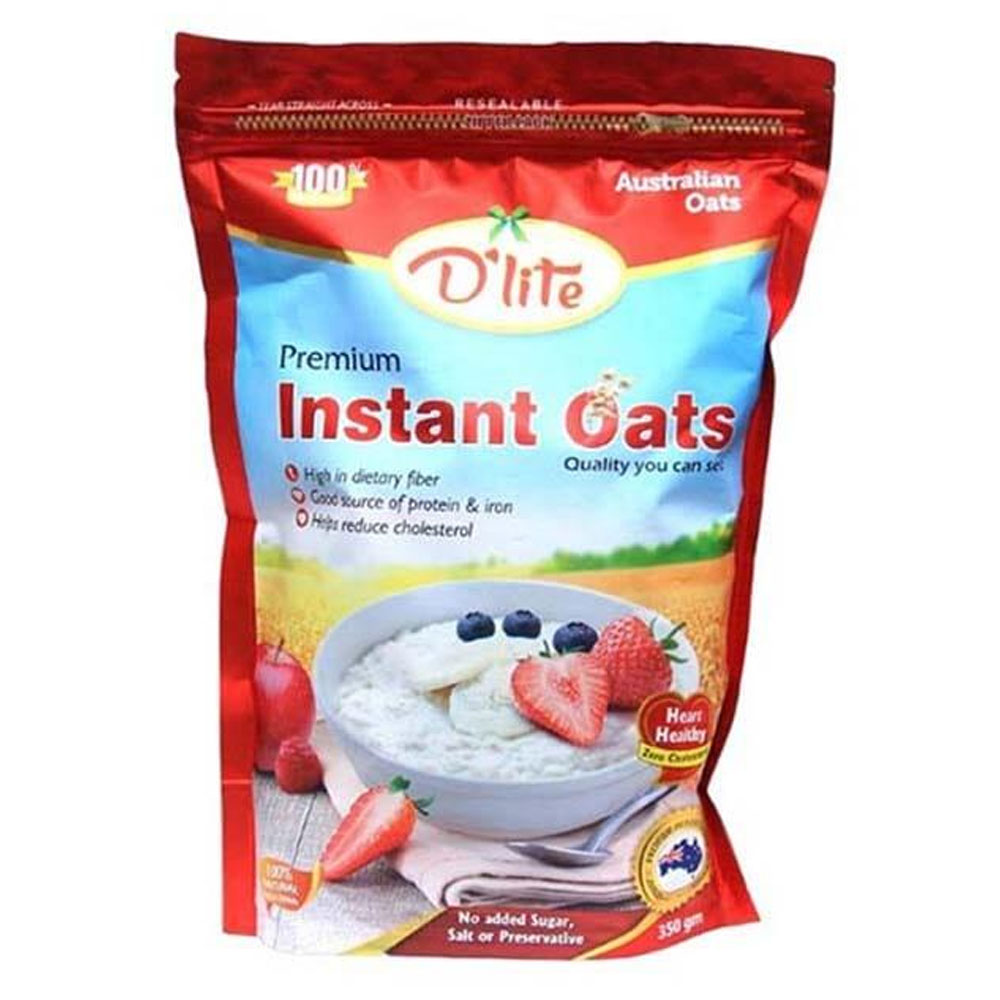 D'Lite Premium Instant Oats - 350gm D'Lite Premium Instant Oats - 350gm